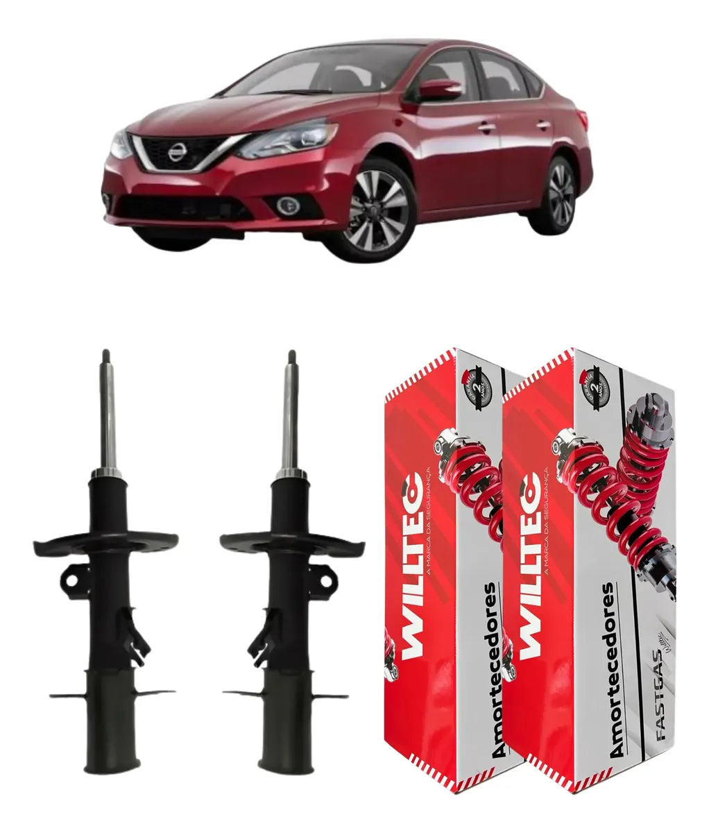 Par de Amortecedor Dianteiro Nissan Sentra 2013 a 2019