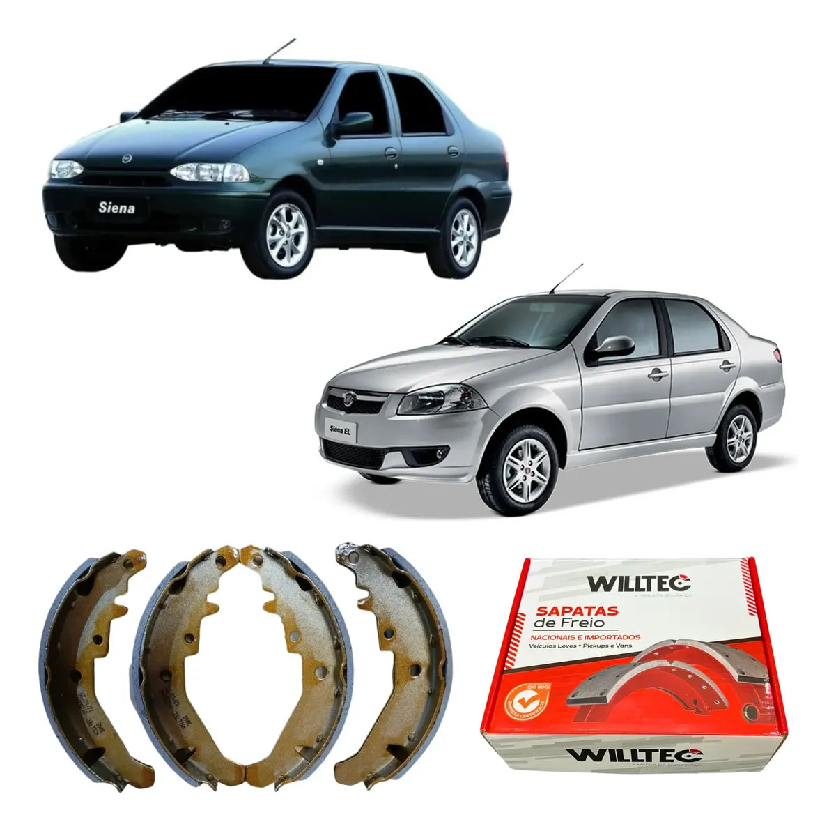 Sapata De Freio Fiat Siena 1996 Em Diante