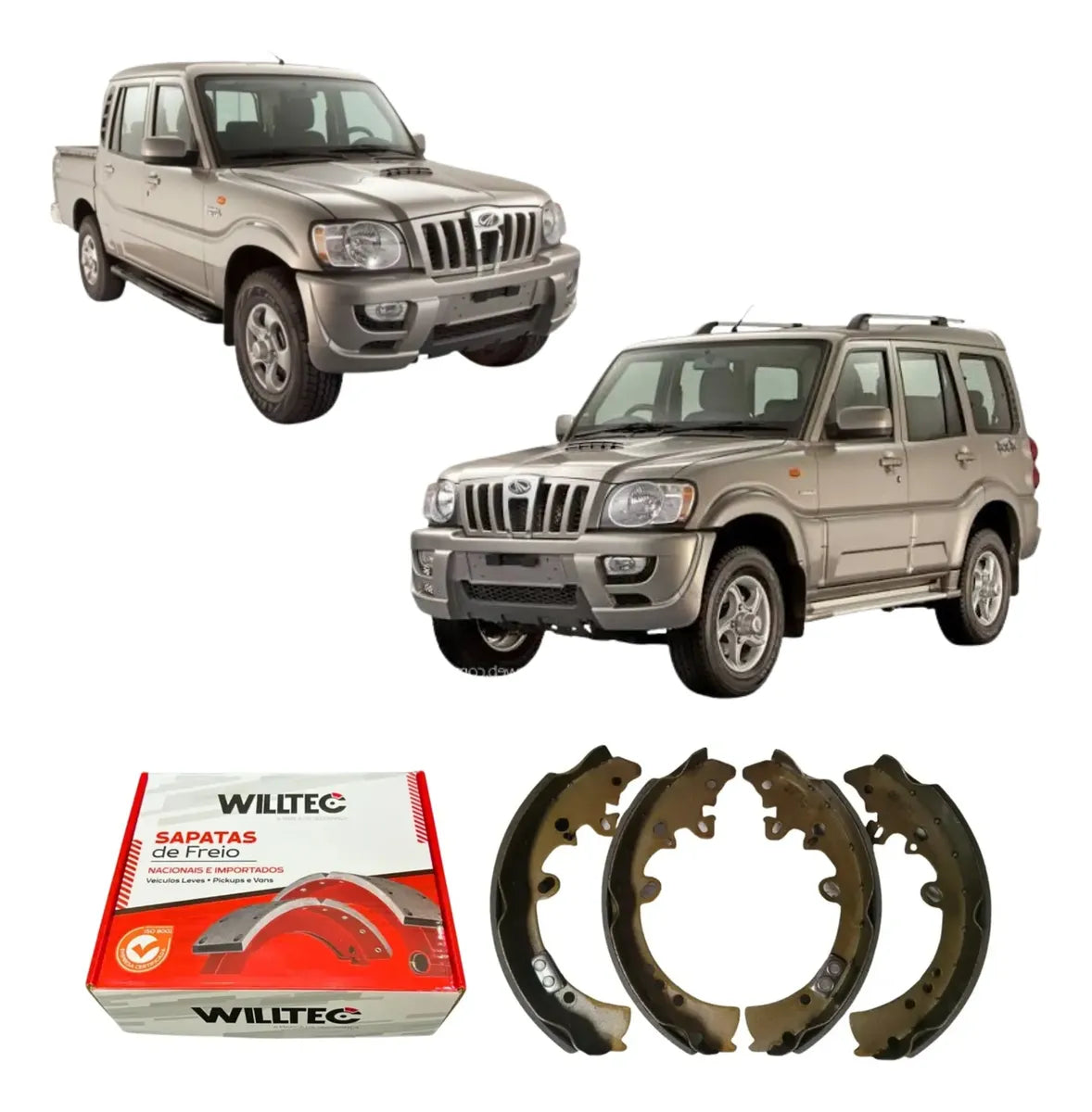 Sapata De Freio Mahindra Scorpio 2008 Em Diante