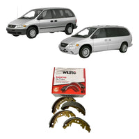 Sapata De Freio Chrysler Caravan 1996 A 2000