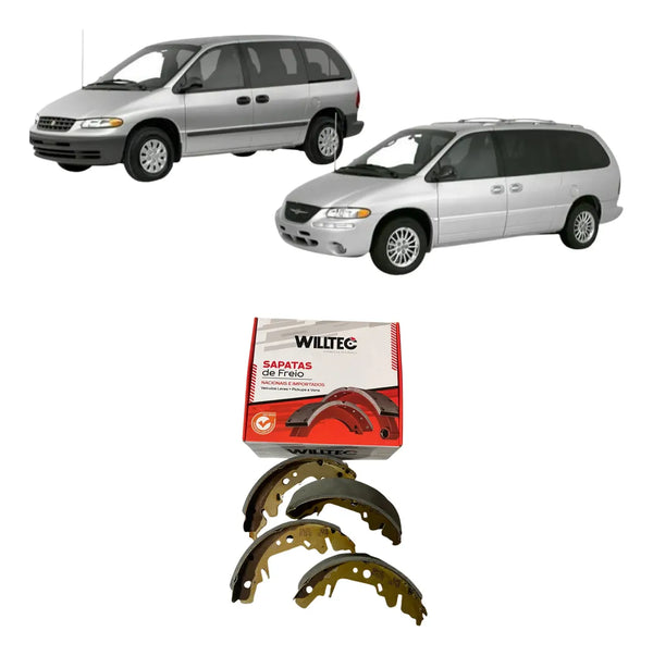 Sapata De Freio Chrysler Town & Country 1996 Em Diante