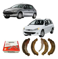 Sapata De Freio Peugeot 206 2005 A 2009