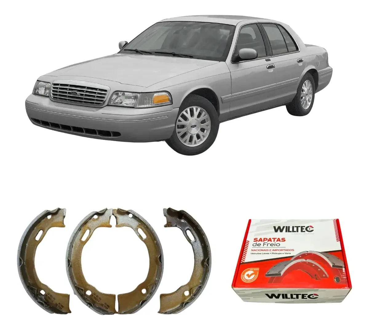 Sapata De Freio Ford Crown Victoria 1996 Em Diante