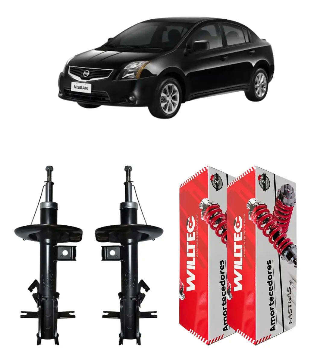 Par de Amortecedor Dianteiro Nissan Sentra 2007 a 2013