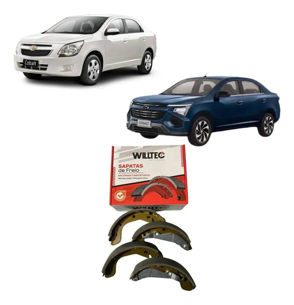 Sapata De Freio Chevrolet Cobalt Sonic LS LT LTZ 2012 Em Diante