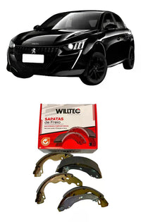 Sapata De Freio Peugeot 208 2021 Em Diante