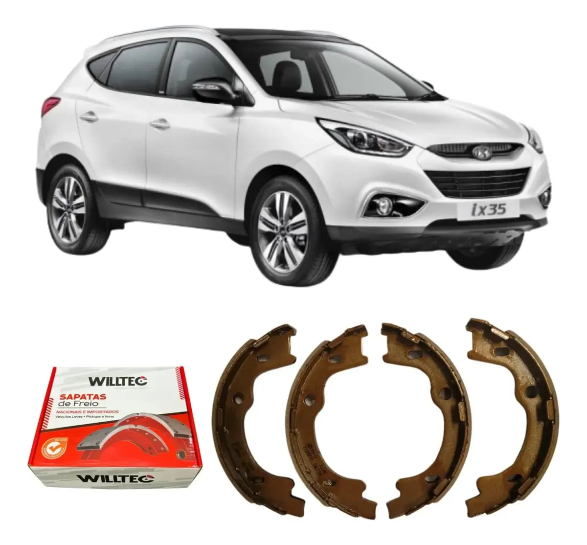 Sapata De Freio Hyundai iX35 2010 Em Diante