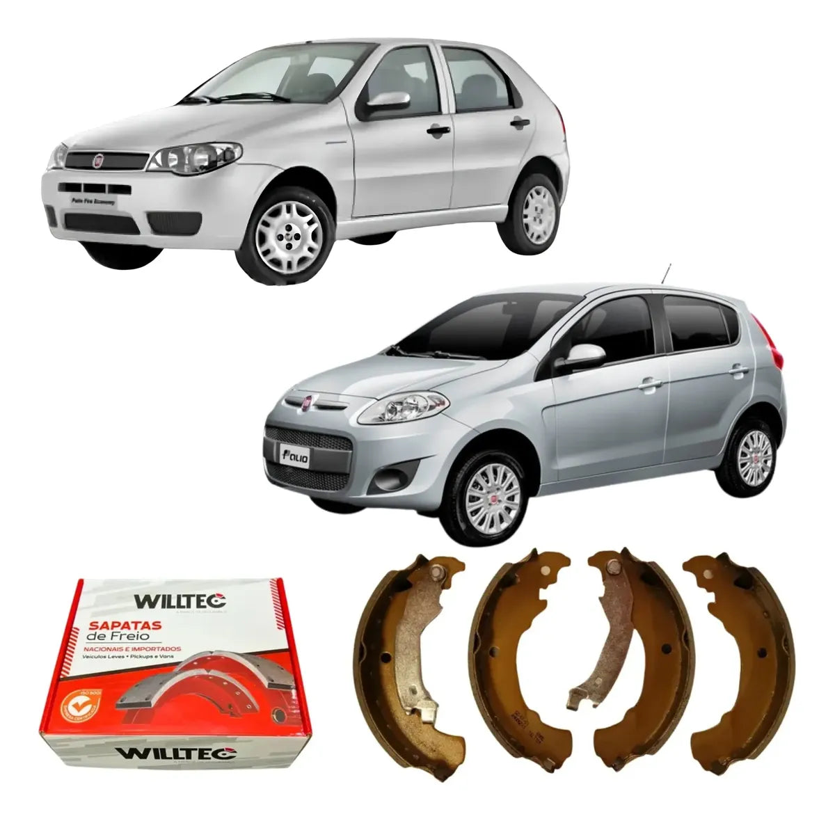 Sapata De Freio Fiat Palio 2012 Em Diante