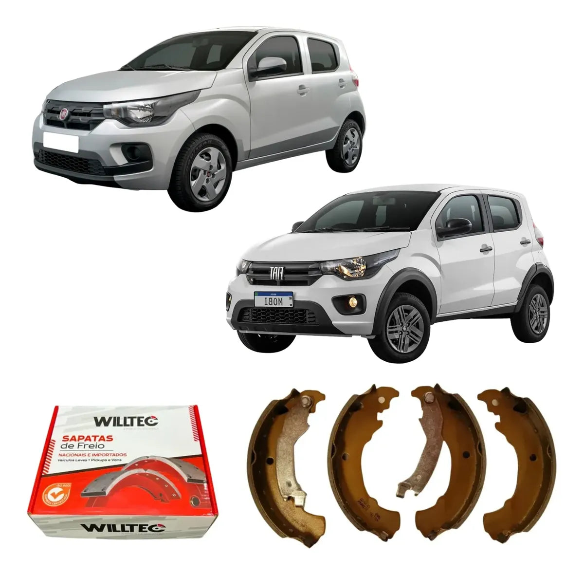 Sapata De Freio Fiat Mobi 2016 Em Diante
