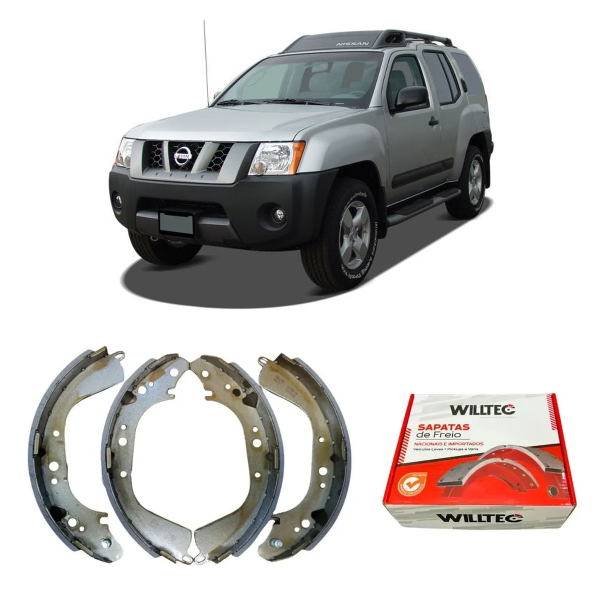 Sapata De Freio Nissan X-Terra 2003 A 2008