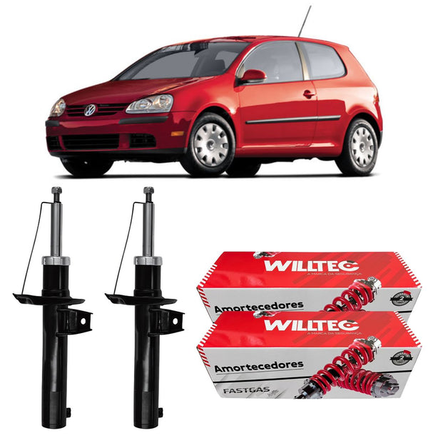 Par Amortecedor Dianteiro Vw Rabbit 2006 A 2009