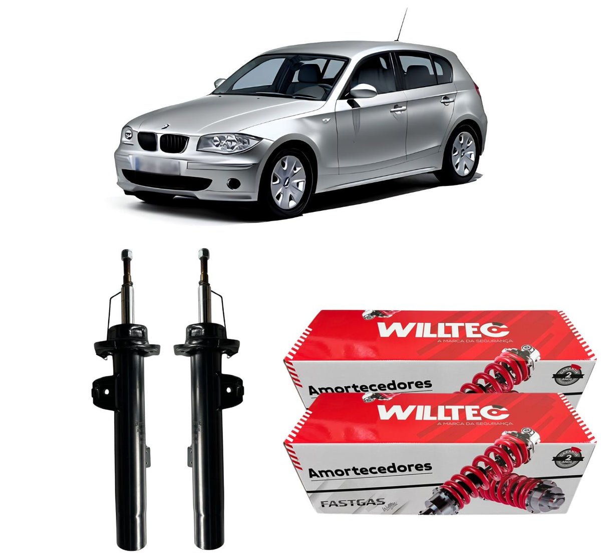 Par Amortecedor Dianteiro BMW Série 1 E82 2008 A 2012