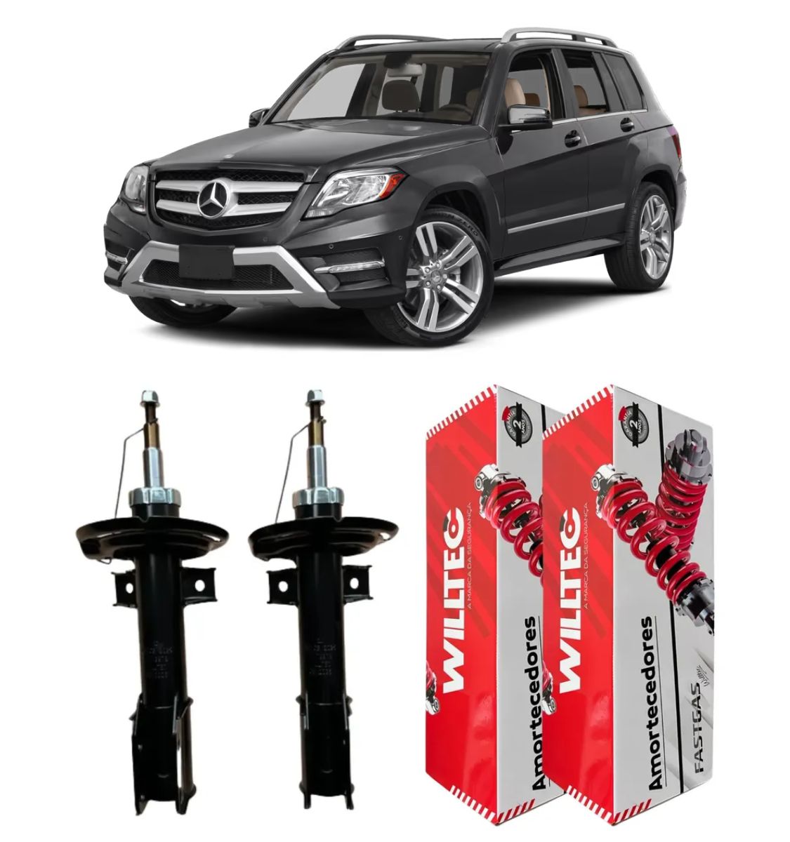 Par Amortecedor Dianteiro Mercedes GLK-Class 200 2013 A 2015