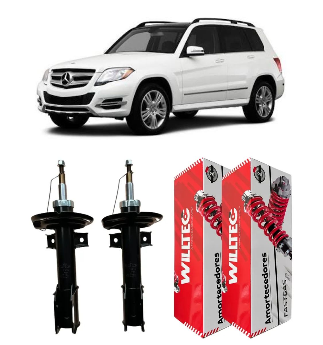 Par Amortecedor Dianteiro Mercedes GLK-Class 250 2009 A 2015