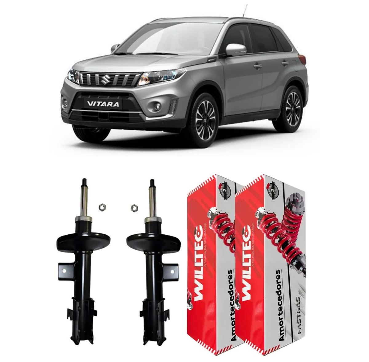 Par Amortecedor Dianteiro Suzuki Vitara 2009 A 2016