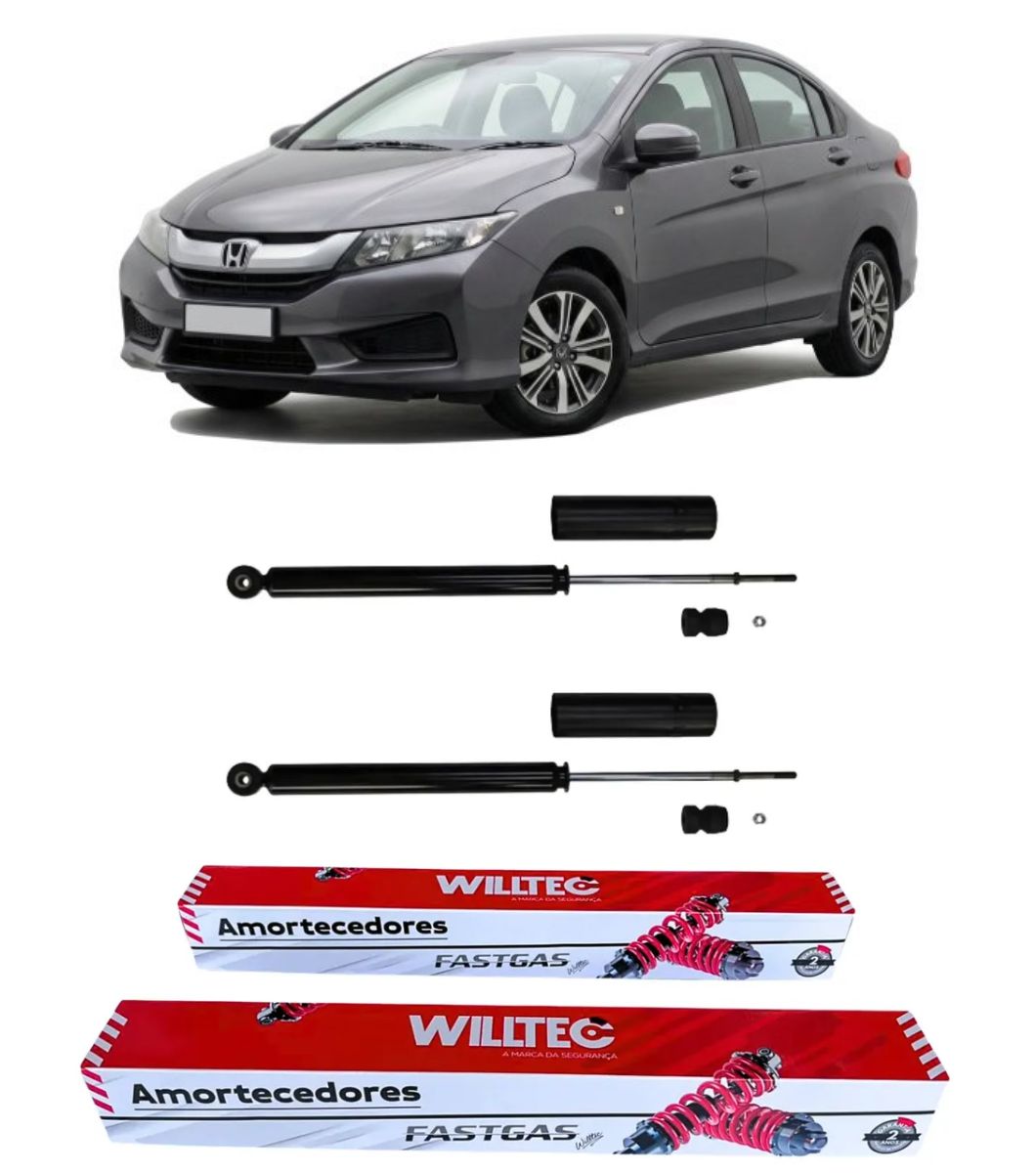 Par Amortecedor Traseiro Honda City 2009 A 2014