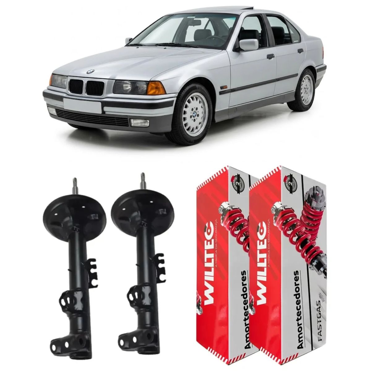 Par Amortecedor Dianteiro BMW Série 3 1990 A 2000