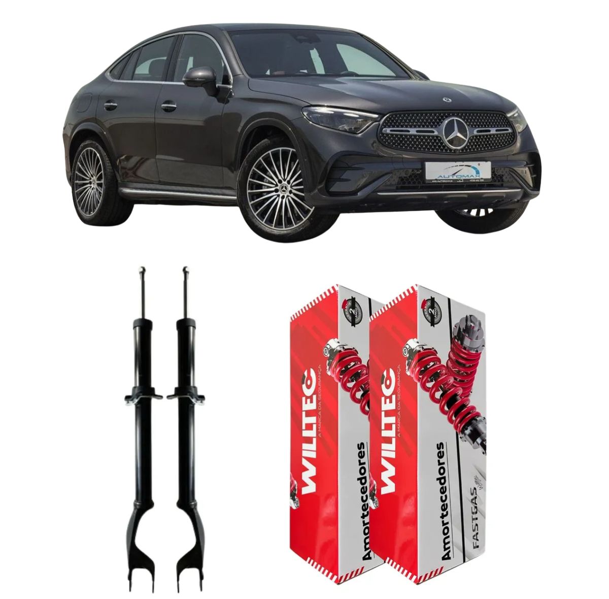 Par Amortecedor Dianteiro Mercedes-Benz GLC 200 EQ Boost 2019 A 2022