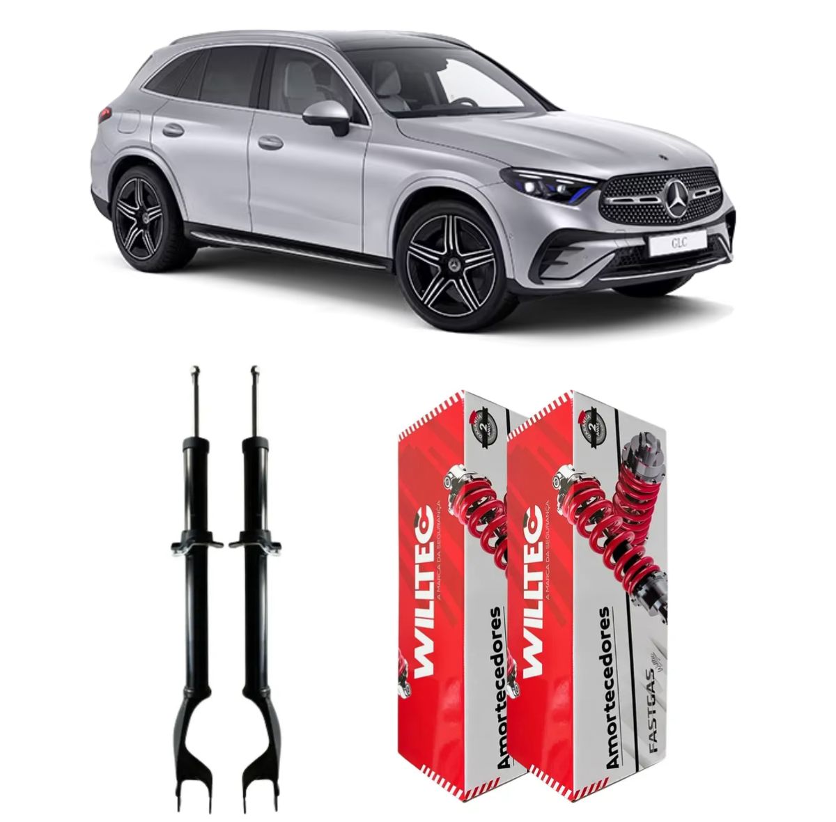 Par Amortecedor Dianteiro Mercedes-Benz GLC 300 d 2019 A 2022