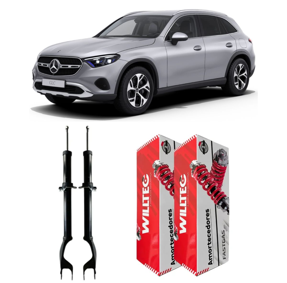 Par Amortecedor Dianteiro Mercedes-Benz GLC 400 d 2019 A 2022