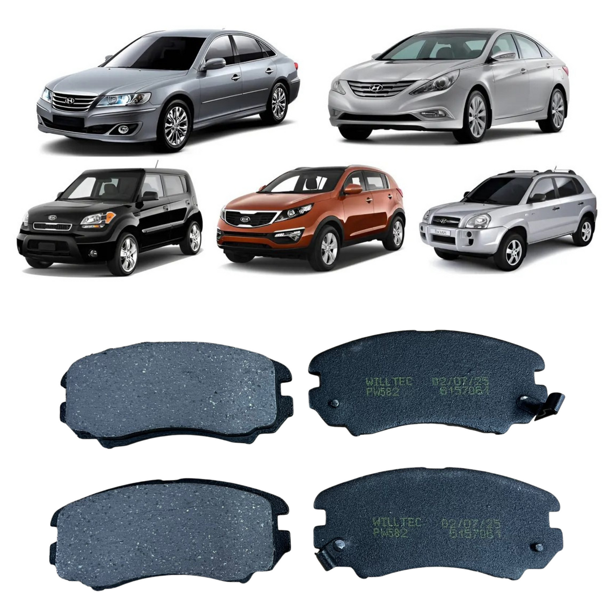 Pastilha de Freio Dianteira Hyundai Sonata 2001 a 2012