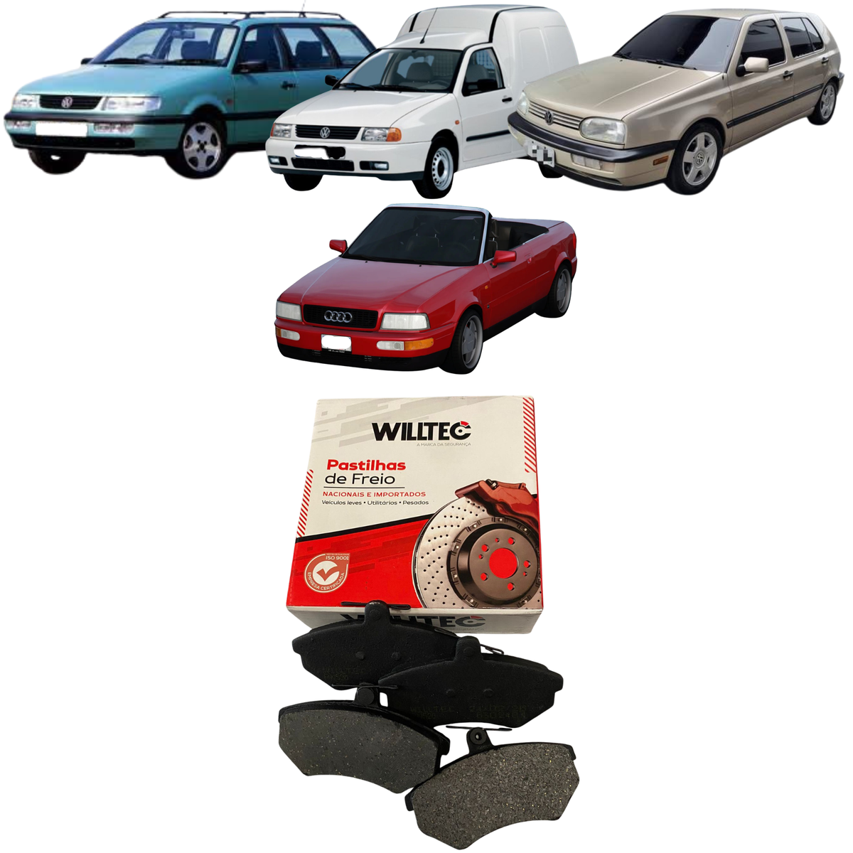 Pastilha de Freio Dianteira Volkswagen Golf 1994 A 1998