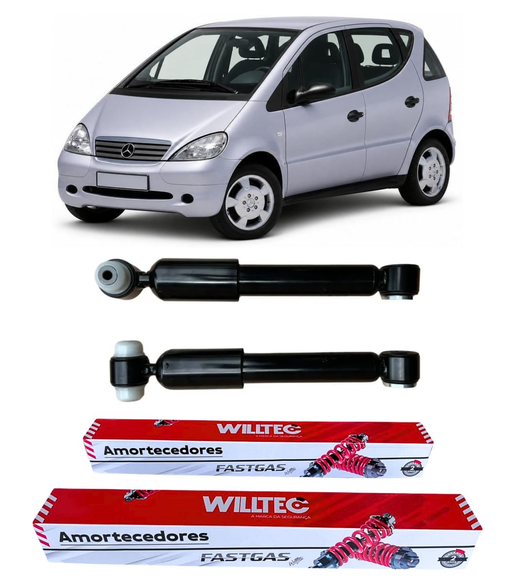 Par Amortecedor Traseiro Mercedes Classe A W168 1997 A 2004