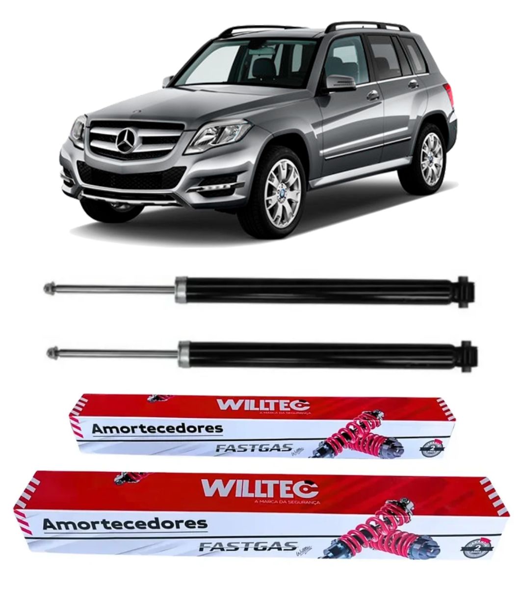 Par Amortecedor Traseiro Mercedes GLK 220 CDI 2008 A 2015