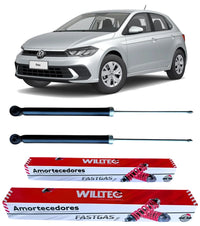 Par Amortecedor Traseiro Volkswagen Polo 2018 A 2023