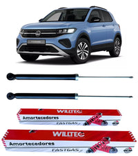 Par Amortecedor Traseiro Volkswagen T-Cross 2020 Em Diante