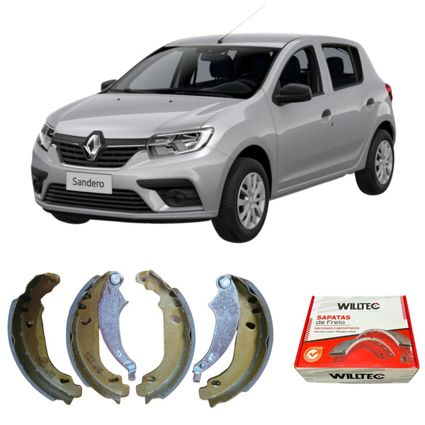 Sapata De Freio Traseiro Renault Sandero 2008 a 2014