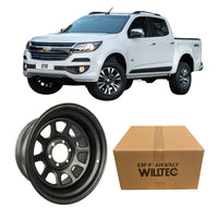 Roda Daytona Black Aro 16 Tala 8 Furação 6x139.7 Offset-30 Chevrolet S10