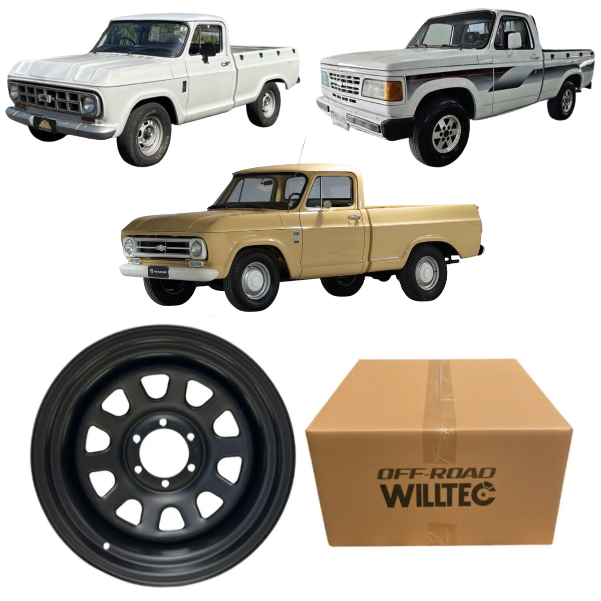 Roda Daytona Aro 17 Tala 9 Furação 6x139 Offset -25 Chevrolet A10 A20 C10