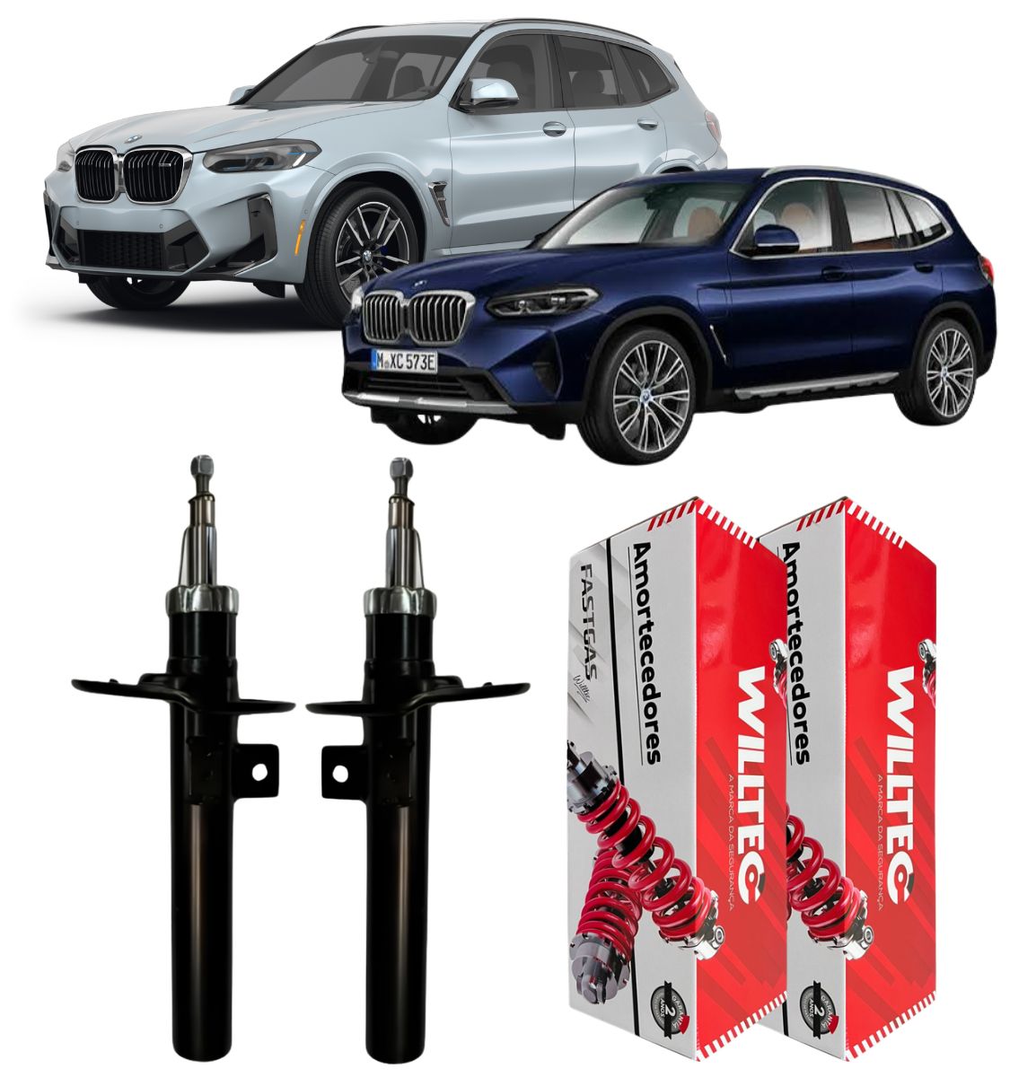Par Amortecedor Dianteiro Bmw X3 G01 F97 2017 Em Diante